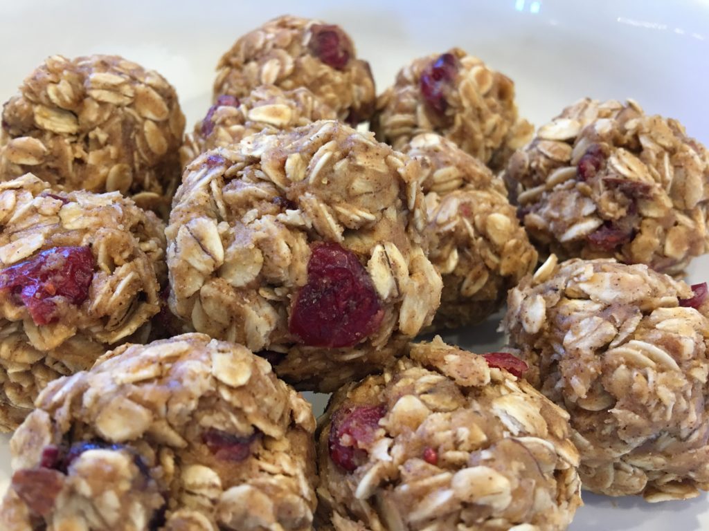 No-Bake Cranberry Almond Energy Bites